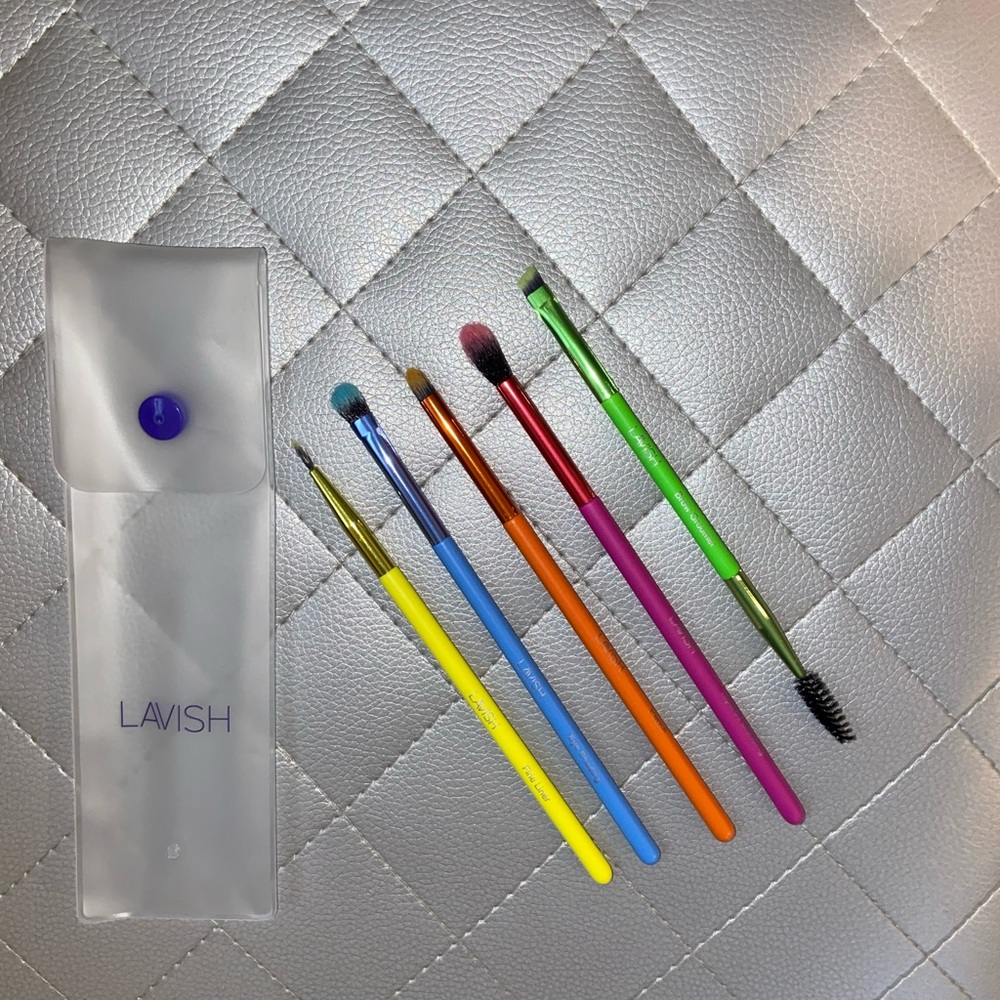 Lavish Neon Eye Brush Set